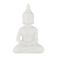 Northix Figura bele Bude, 18 cm, keramična, odporna na zmrzal