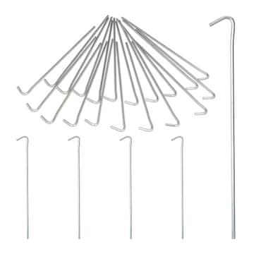 Northix Komplet 25 klinov za šotor, trpežna kovina, enostavna namestitev, stabilnost v vetru