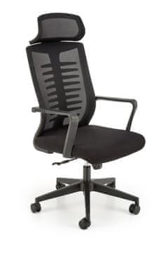 Halmar Ergonomski pisarniški stol Fabio v črni barvi