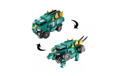 Alpha Group Quantum Heroes Dinoster Stego Tron robot veliki raptor, 2v1