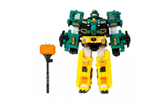 Alpha Group Quantum Heroes Dinoster Stego Tron robot veliki raptor, 2v1