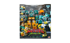 Alpha Group Quantum Heroes Dinoster Stego Tron robot veliki raptor, 2v1