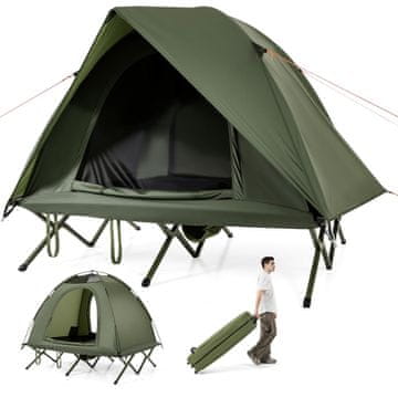 Northix Kamping šotor z posteljo za 2 osebi 194x145x150 cm PU3000