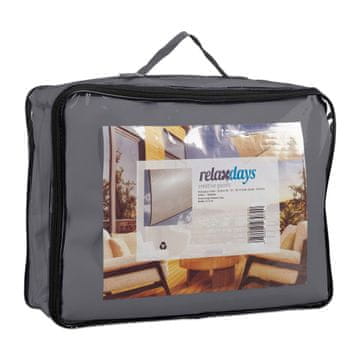 Northix Sončno jadro kvadratno sivo, UV zaščita, prenosno, 4 D-obroči