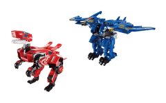 Alpha Group Quantum Heroes Dinoster Raptor Bolt Wing robot, 2v1