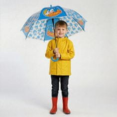 Sonic the Hedgehog SONIC Modri otroški dežnik za dečka, zložljiv, prozoren, samodejni