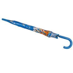 Sonic the Hedgehog SONIC Modri otroški dežnik za dečka, zložljiv, prozoren, samodejni