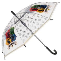 sarcia.eu Harry Potter HOGWARTS otroški dežnik za dečka, zložljiv, prozoren, samodejni dežnik