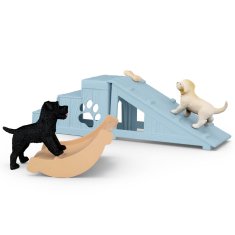 Schleich SLH42763 Schleich Farm World Igrišče za mladičke, komplet s figuricami psov in dodatki 3+