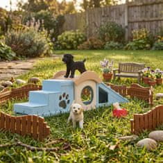 Schleich SLH42763 Schleich Farm World Igrišče za mladičke, komplet s figuricami psov in dodatki 3+