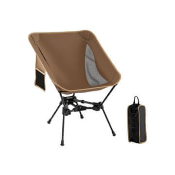 Northix Ultralahek zložljiv kamping stol 150 kg aluminij okvir