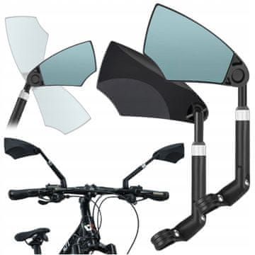Korbi Kolesarska ogledala proti bleščanju 2 kosa