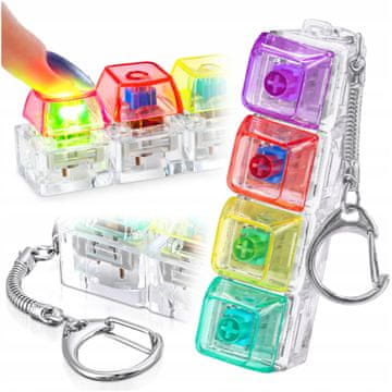 Korbi Antistresni obesek mini tipkovnica LED