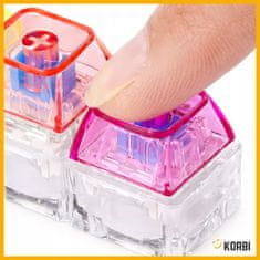 Korbi Antistresni obesek mini tipkovnica LED