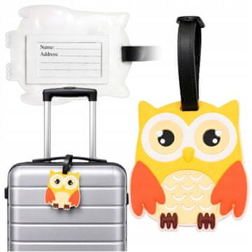 Korbi Obesek z naslovnikom za prtljago Sova