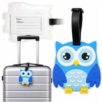 Korbi Modra sovica - oznaka za prtljago WZ3