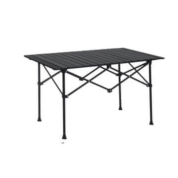 Northix Kompaktna jeklena zložljiva kamp miza s torbo prenosna