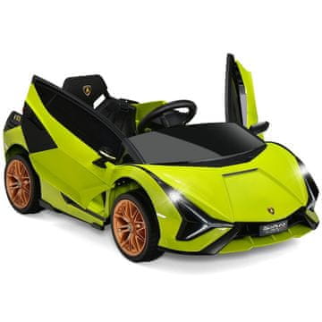 Northix 12V električni Lamborghini otroški avto z 2.4G daljinskim upravljalnikom MP3 zelena