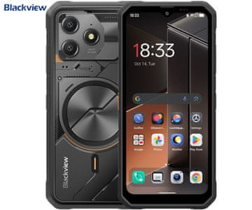 Blackview FORT 100 pametni telefon, 8/128GB, 4G, Android, črn