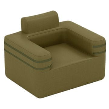 Northix Napihljiv kamp kavč z vgrajeno črpalko Oxford PVC 150 kg