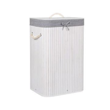Springos Bambusova Košara za Perilo 72L Izjemna Springos v Sivi Barvi