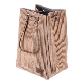 Autronic Manšestrska košara za perilo z vrvico, rjava 35 × 50 × 27 cm
