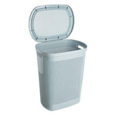 keeeper Plastičen koš za umazano perilo 58 L, moder, 47,5 × 36 × 57,5 cm