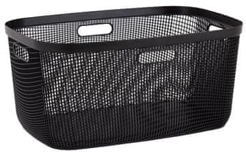 eoshop Koš za perilo MY MESH 45L - antracit iz reciklirane plastike