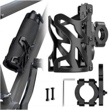 Korbi Gearox lahek nosilec bidona, črn