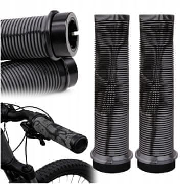 Korbi Sivi protizdrsni ročaji krmila 22 mm