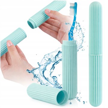 Korbi Potovalni etui za zobno ščetko, zelen