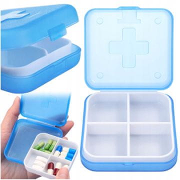 Korbi Potovalni organizator za tablete 4-delni