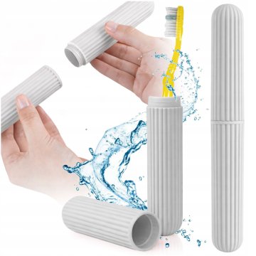 Korbi Potovalni etui za zobno ščetko, siv