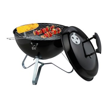 Northix Prenosni kotliček za žar na oglje 37 cm kamp žar