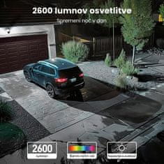 Aosu FloodlightCam Pro kamera z reflektorjem, 5MP, WiFi, 360° (L5P)