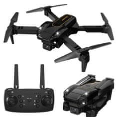 Lean-toys Aku. LED zložljiv dron s HD kamero 2,4 GHz SY16 FLOW HOVER