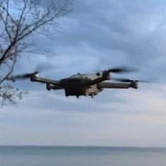 Lean-toys Aku. LED zložljiv dron s HD kamero 2,4 GHz SY16 FLOW HOVER