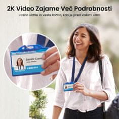 Aosu SE video domofon, 2K, WiFi, z zaznavanjem oseb in paketov (V8E)