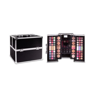 2K Cosmetics Super Model Beauty Train Case Black set dekorativne kozmetike 122,6 g za ženske