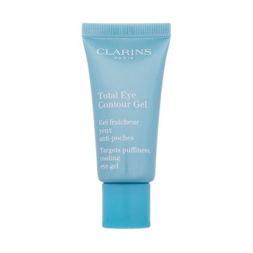 Clarins Total Eye Contour Gel osvežujoč gel proti podočnjakom in zabuhlosti okoli oči za ženske