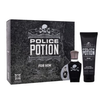 Police Potion darilni set parfumska voda 30 ml + gel za prhanje 100 ml za moške