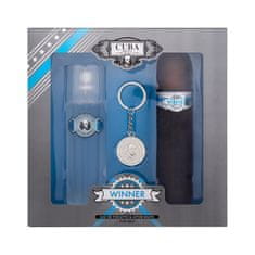 Cuba Winner darilni set toaletna voda 100 ml + vodica po britju 100 ml + obesek za moške
