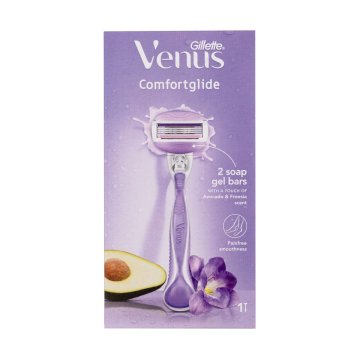 Gillette Venus ComfortGlide brivnik z gel blazinicami, avokadovim oljem in vonjem frezije 1 kos