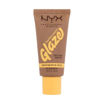 NYX Buttermelt Glaze Soft Glow Skin Tint SPF30 posvetljujoč puder z uv-zaščito 30 ml