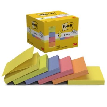 Post-It Z-blocks, 76 x 76 mm, mešanica barv, 6 kosov