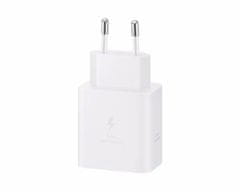 Samsung Tip-C (Type-C) adapter, hitro polnjenje, 45 W, USB-C, bel + kabel (EP-T4511XWEGEU)