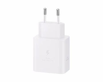 Samsung Tip-C (Type-C) adapter, hitro polnjenje, 45 W, USB-C, bel + kabel (EP-T4511XWEGEU)
