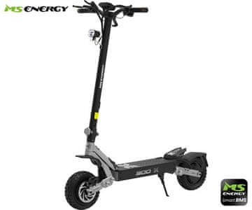 MS ENERGY Thrust 300X električni skiro, 2x 300W motor, do 60km, 720Wh, srebrno črn (MS-ENERGY-ES-THRUST-300X)