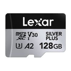 Lexar Set 2x Silver Plus microSDXC 128GB kartic z adapterjem