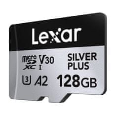 Lexar Set 2x Silver Plus microSDXC 128GB kartic z adapterjem